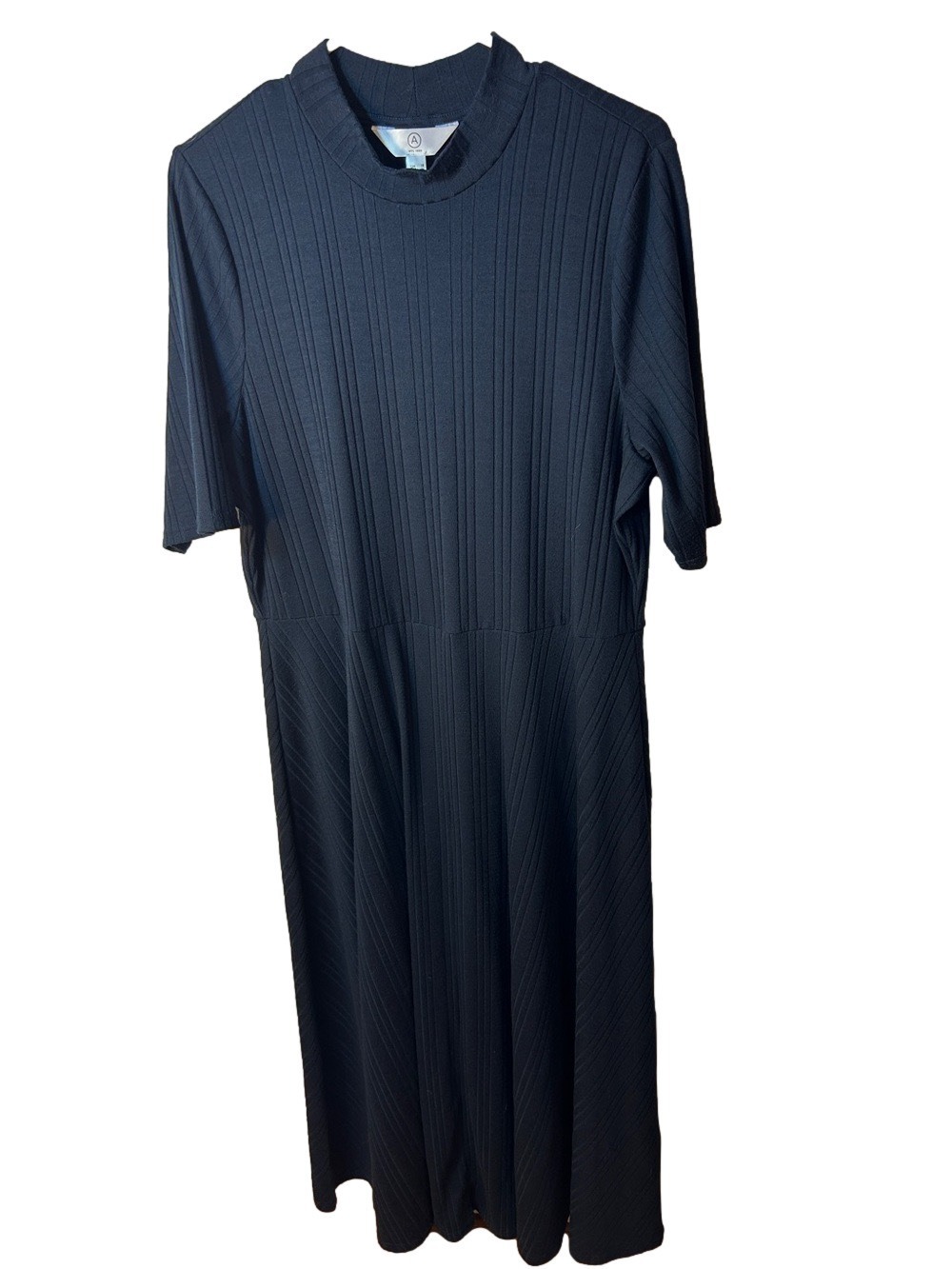 Addition Elle Penningtons women’s navy Ribbed Maxi Dress Ribbed size 1x